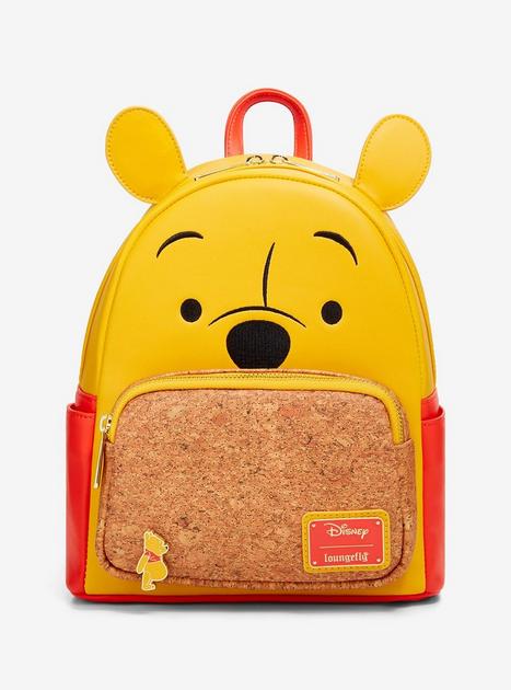 Loungefly Disney Winnie the Pooh Pin Display Pooh Bear Mini Backpack With Pin