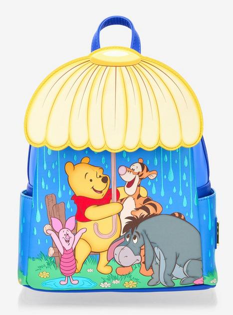 Loungefly Disney Winnie the Pooh Rainy Umbrella Scene Mini Backpack