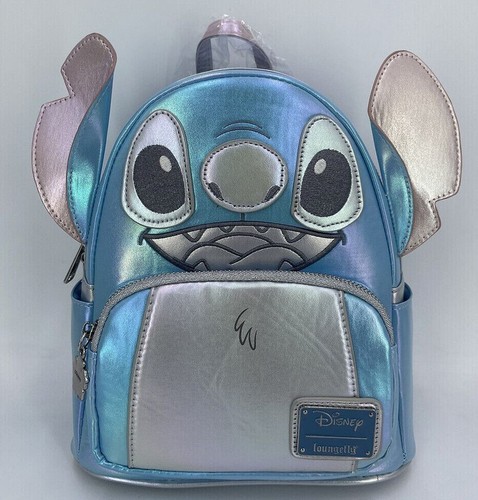 Loungefly Disney100 Platinum Stitch Cosplay Mini Backpack (LE 1400)