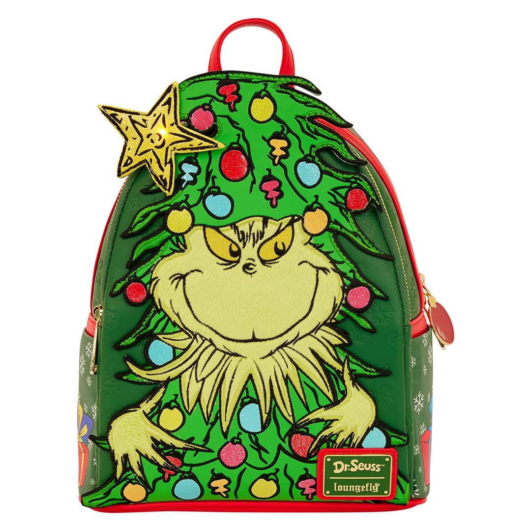 Loungefly Dr. Seuss How the Grinch Stole Christmas! Tree Light Up Plus