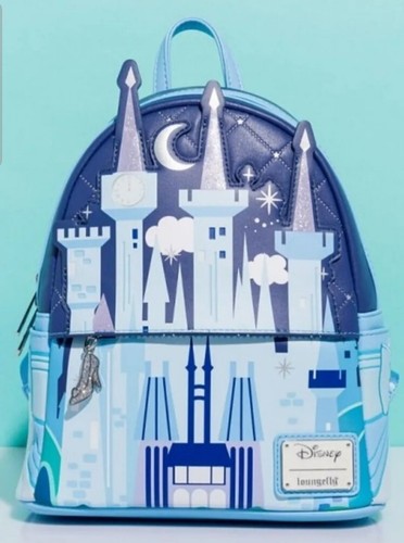 Loungefly Glow In The Dark Cinderella Castle Mini Backpack