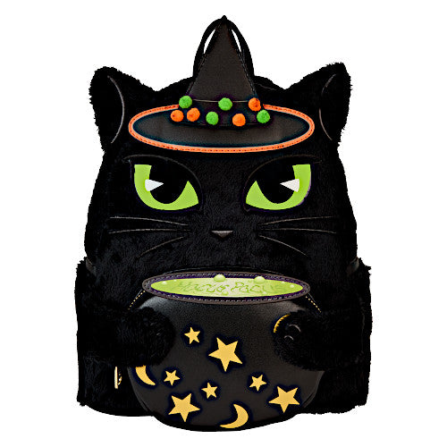 Loungefly Halloween Hocus Pocus Binx Plush Light Up Mini Backpack