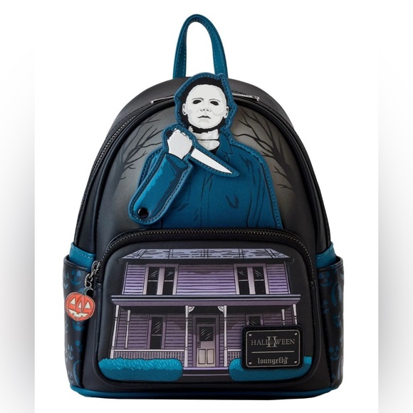 Loungefly Halloween II Michael Myers House Cosplay Mini Backpack