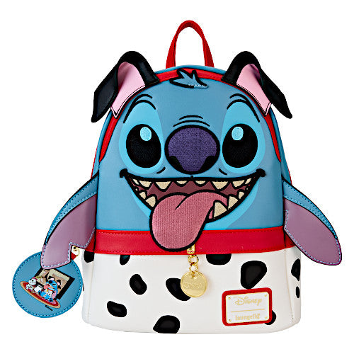 Loungefly Halloween Stitch In 101 Dalmatians Costume Mini Backpack