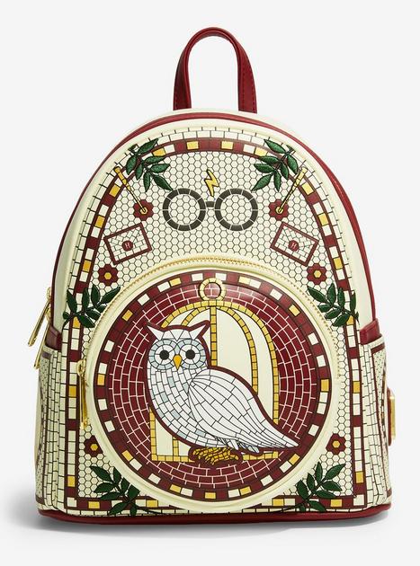 Loungefly Harry Potter Hedwig Mosaic Mini Backpack