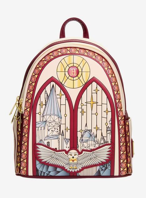 Loungefly Harry Potter Hedwig Stained Glass Window Mini Backpack