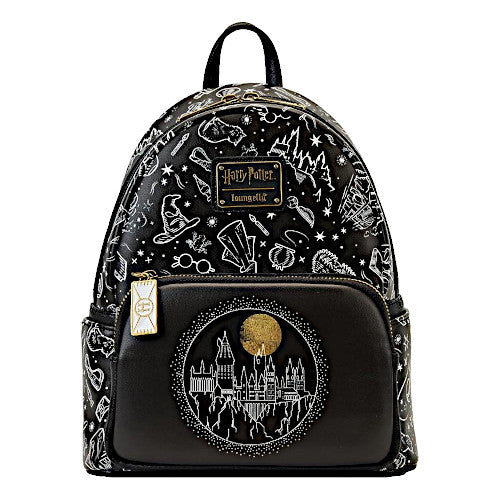 Loungefly Harry Potter Hogwarts AOP Mini Backpack