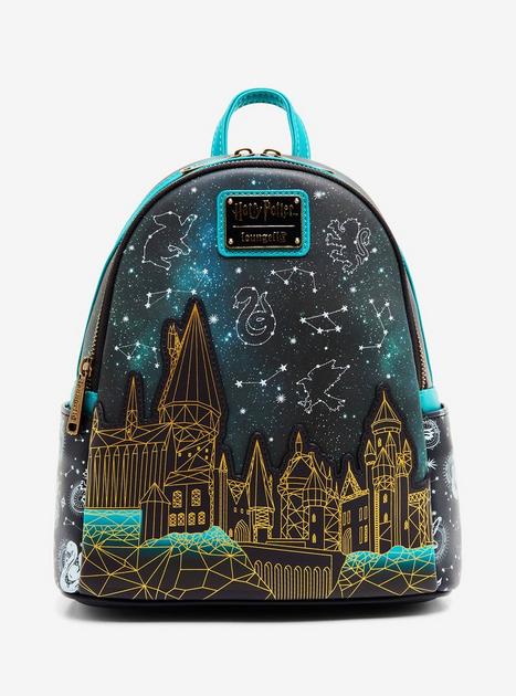 Loungefly Harry Potter Hogwarts Castle Constellations Glow-in-the-Dark Mini Backpack
