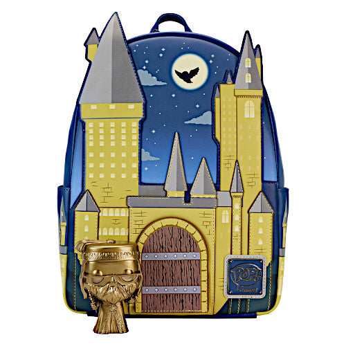 Loungefly Harry Potter Hogwarts Mini Backpack & Albus Dumbledore Pop! Bundle
