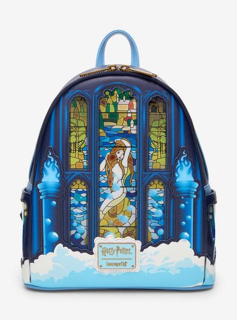 Loungefly Harry Potter Mermaid Stained Glass Window Figural Mini Backpack