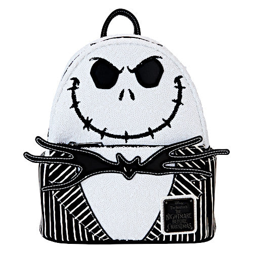 Loungefly Jack Skellington Sequin Cosplay Mini Backpack