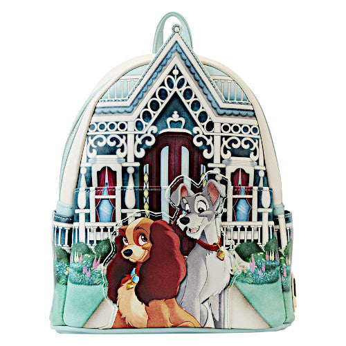 Loungefly Lady And The Tramp Portrait House Mini Backpack