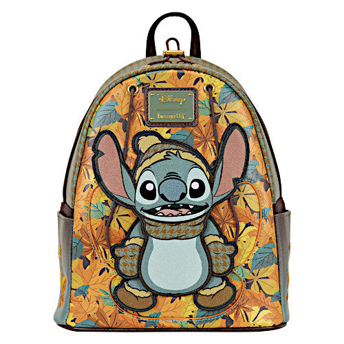 Loungefly Lilo & Stitch Autumn Leaves Mini Backpack