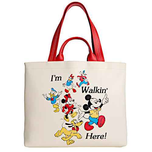 Loungefly Macy's Mickey & Friends NYC I'm Walkin' Here! Tote Bag