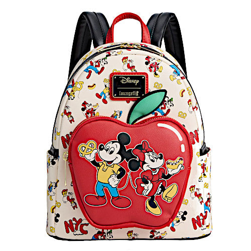 Loungefly Macy's Mickey Mouse & Minnie Mouse Mini Backpack