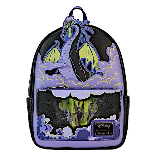 Loungefly Maleficent Dragon Lenticular Glow Mini Backpack