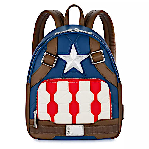Loungefly Marvel Captain America Cosplay Mini Backpack
