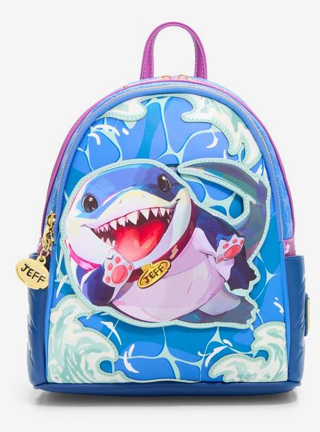 Loungefly Marvel Rivals Jeff the Land Shark Mini Backpack