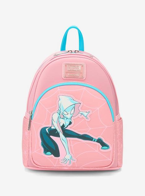 Loungefly Marvel Spider-Gwen Pink Web Mini Backpack