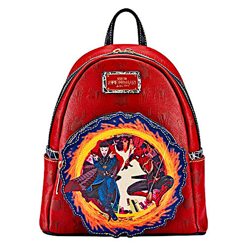 Loungefly Marvel Spider-Man No Way Home Spider-Man & Doctor Strange Portal Scene Mini Backpack