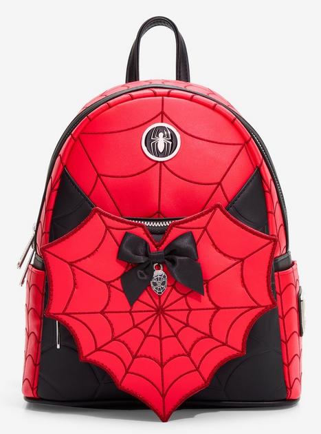 Loungefly Marvel Spider-Man Web Heart Mini Backpack