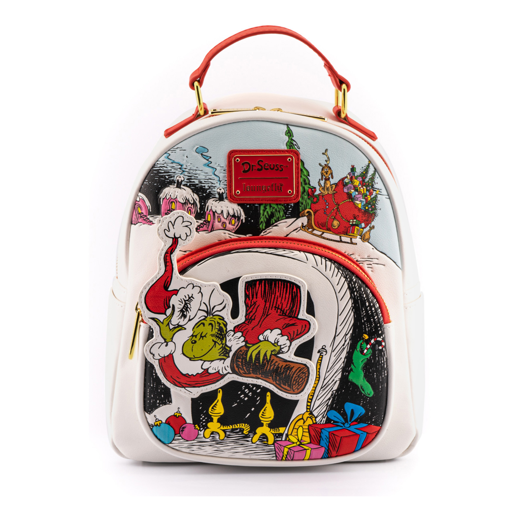 Loungefly Mini Backpack Dr. Seuss The Grinch Chimney Thief