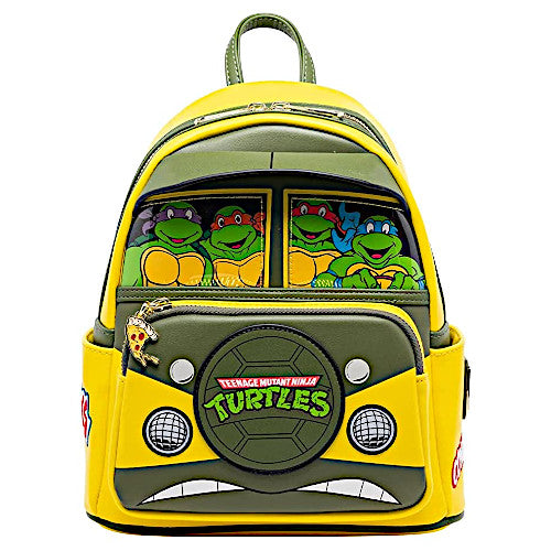 Loungefly Nickelodeon TMNT Light Up Turtle Party Wagon Mini Backpack