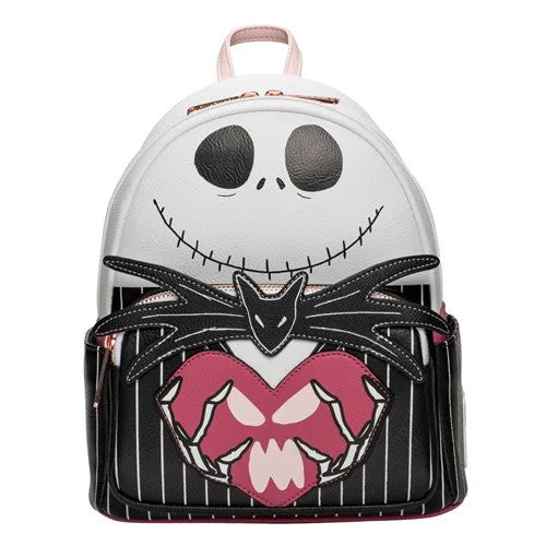 Loungefly Nightmare Before Christmas Jack Skellington Valentine Cosplay Mini Backpack