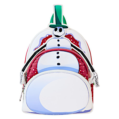 Loungefly Nightmare Before Christmas Snowman Jack Skellington Mini Backpack