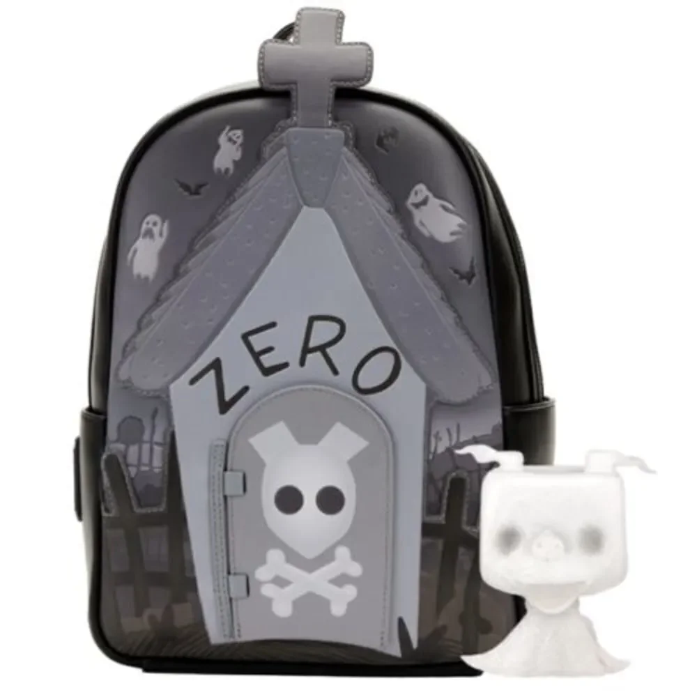 Loungefly Nightmare Before Christmas Zero Mini Backpack & Pop! Bundle