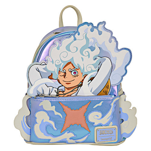Loungefly NYCC 2025 One Piece Gear 5 Luffy Glow Mini Backpack