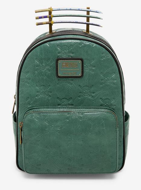 Loungefly One Piece Roronoa Zoro Debossed Mini Backpack