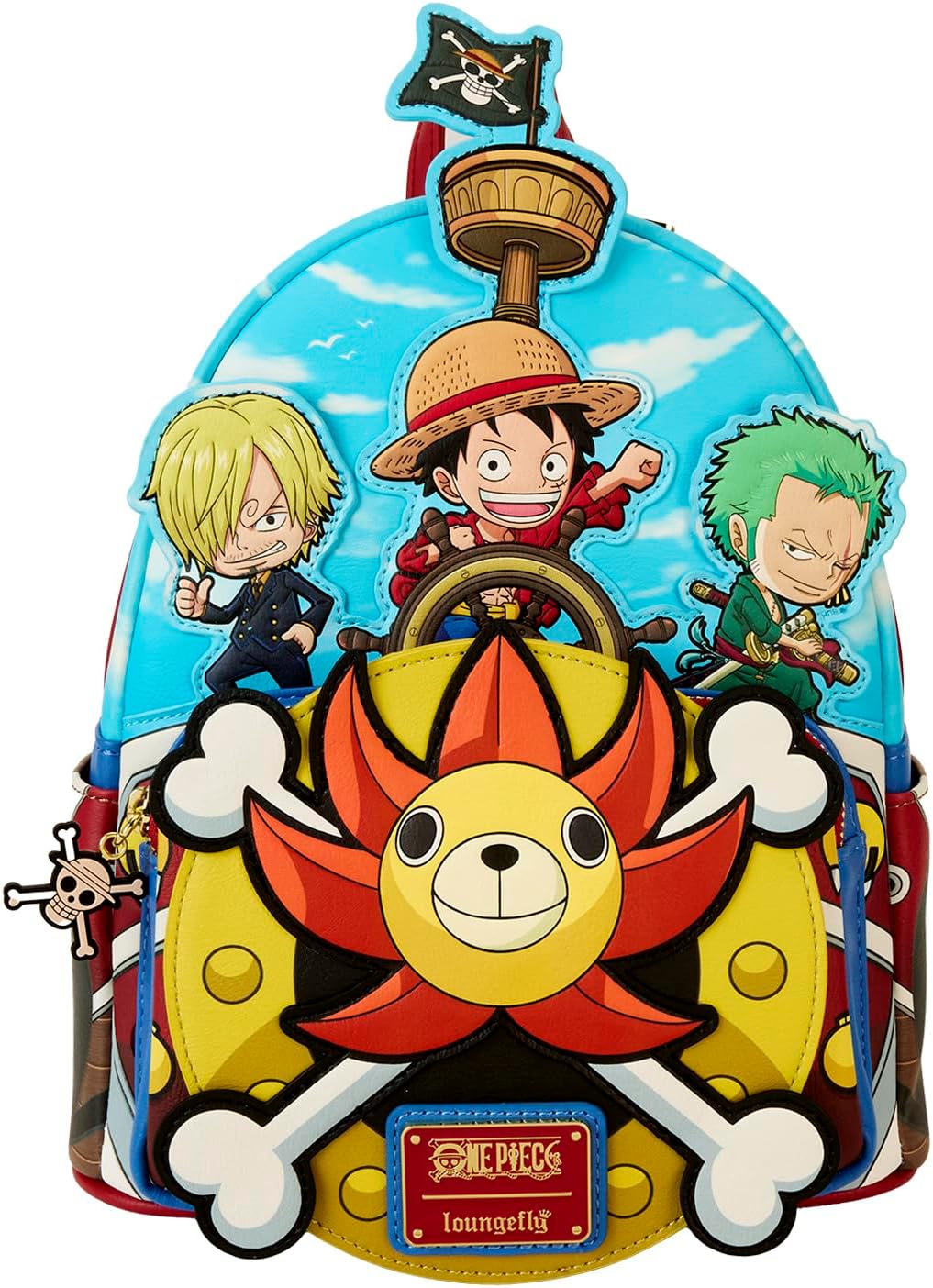 Loungefly One Piece Thousand Sunny Ship Mini Backpack