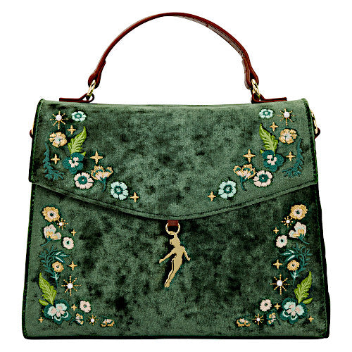Loungefly Peter Pan Quilted Floral Crossbody Bag