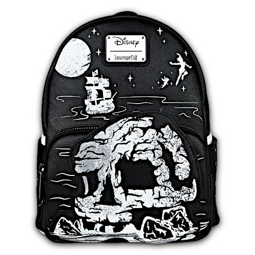 Loungefly Peter Pan Skull Rock Mini Backpack