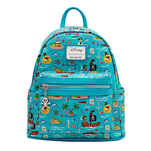 Loungefly Pirate Mickey And Friends AOP Mini Backpack