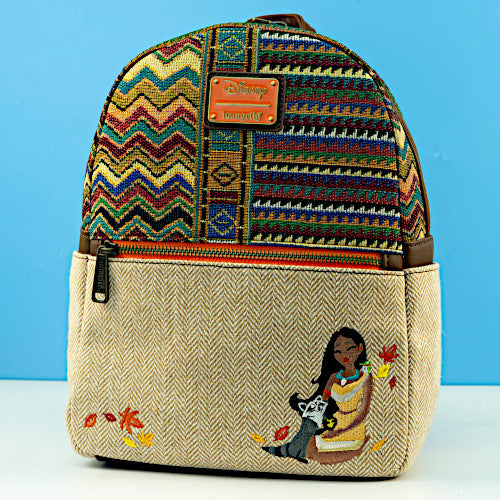 Loungefly Pocahontas & Meeko Mini Backpack Woven