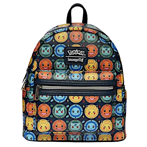 Loungefly Pokémon Kanto Starter Mini Backpack