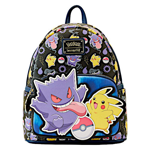 Loungefly Pokémon Pikachu & Gengar Mini Backpack