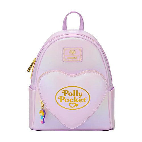 Loungefly Polly Pocket Iridescent Heart Pocket Mini Backpack