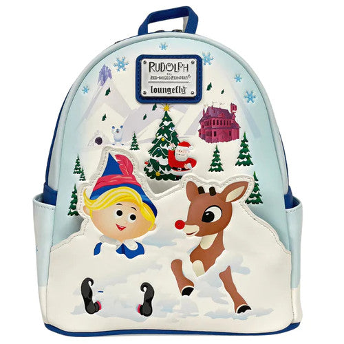 Loungefly Rudolph And Hermey Mini Backpack