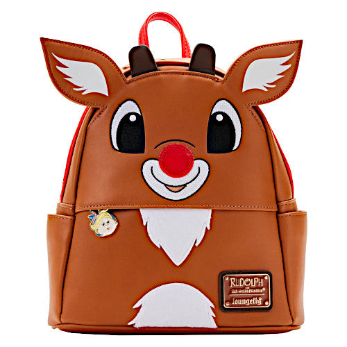 Loungefly Rudolph The Red-Nosed Reindeer Light Up Cosplay Mini Backpack