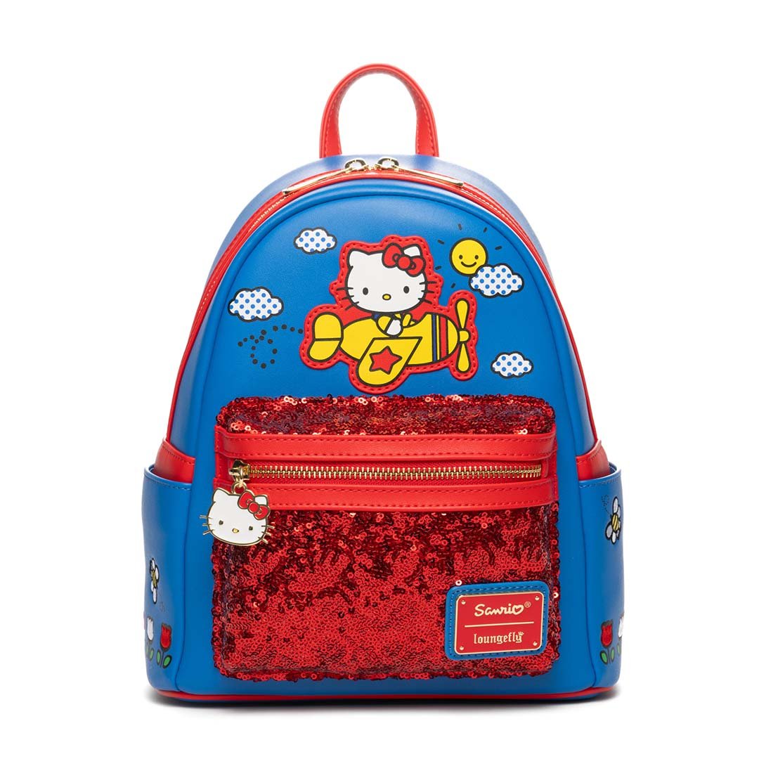 Loungefly Sanrio Hello Kitty Flight Adventure Sequin Mini Backpack - 7