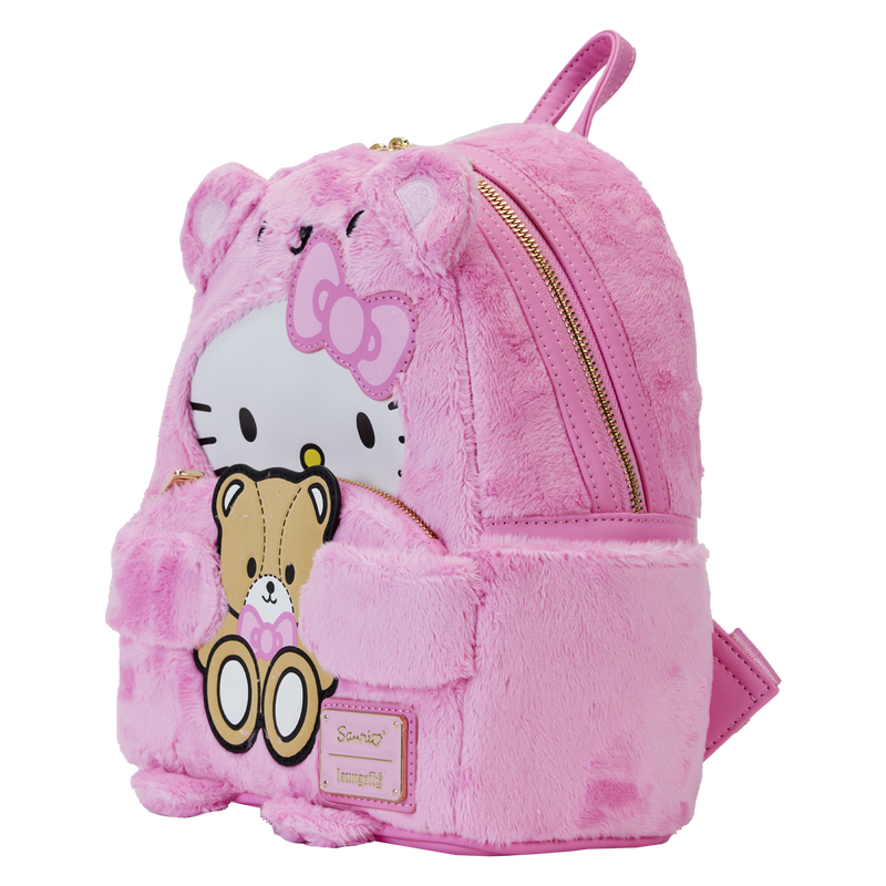 Loungefly Sanrio Hello Kitty Teddy Bear Cosplay Plush Mini Backpack