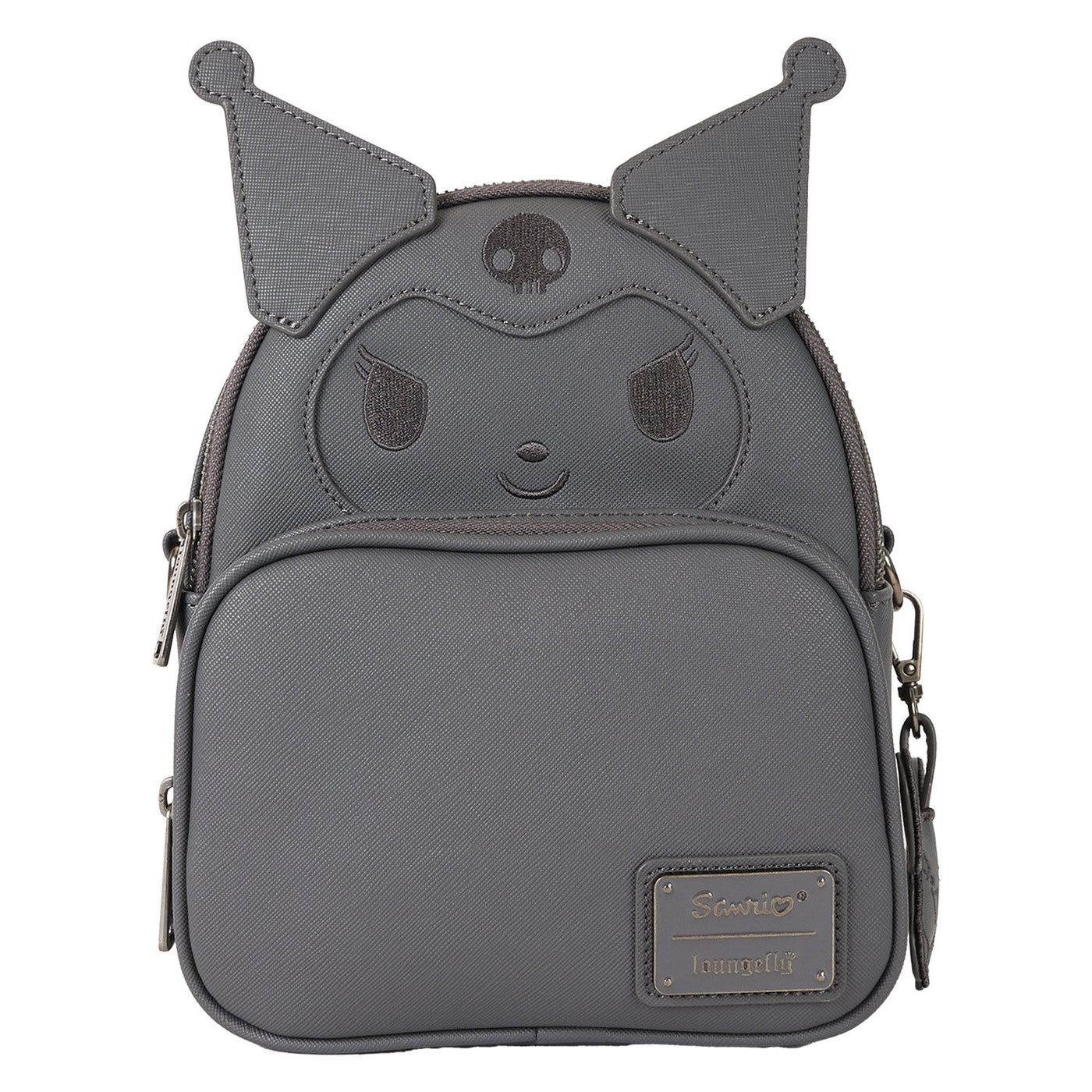 Loungefly Sanrio Kuromi Monochrome Cosplay Convertible Mini Backpack &