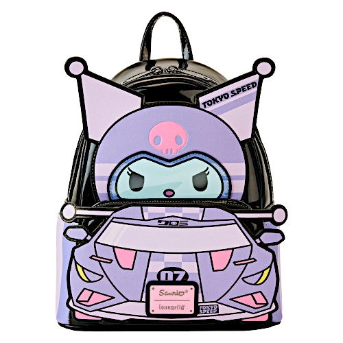 Loungefly Sanrio Kuromi Tokyo Speed Racer Cosplay Mini Backpack