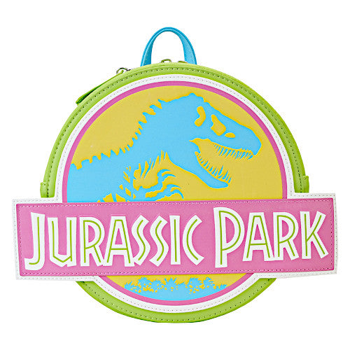 Loungefly SDCC 2023 Jurassic Park 30th Anniversary Neon Mini Backpack