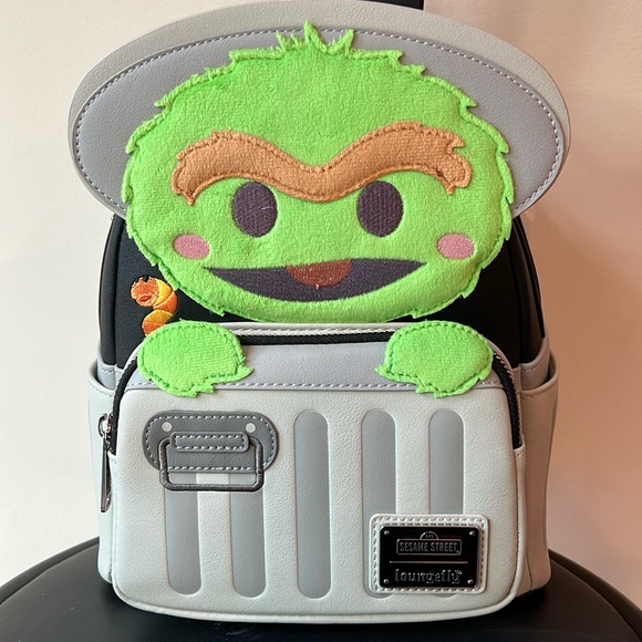 Loungefly SeaWorld Parks Sesame Street Oscar Mini Backpack