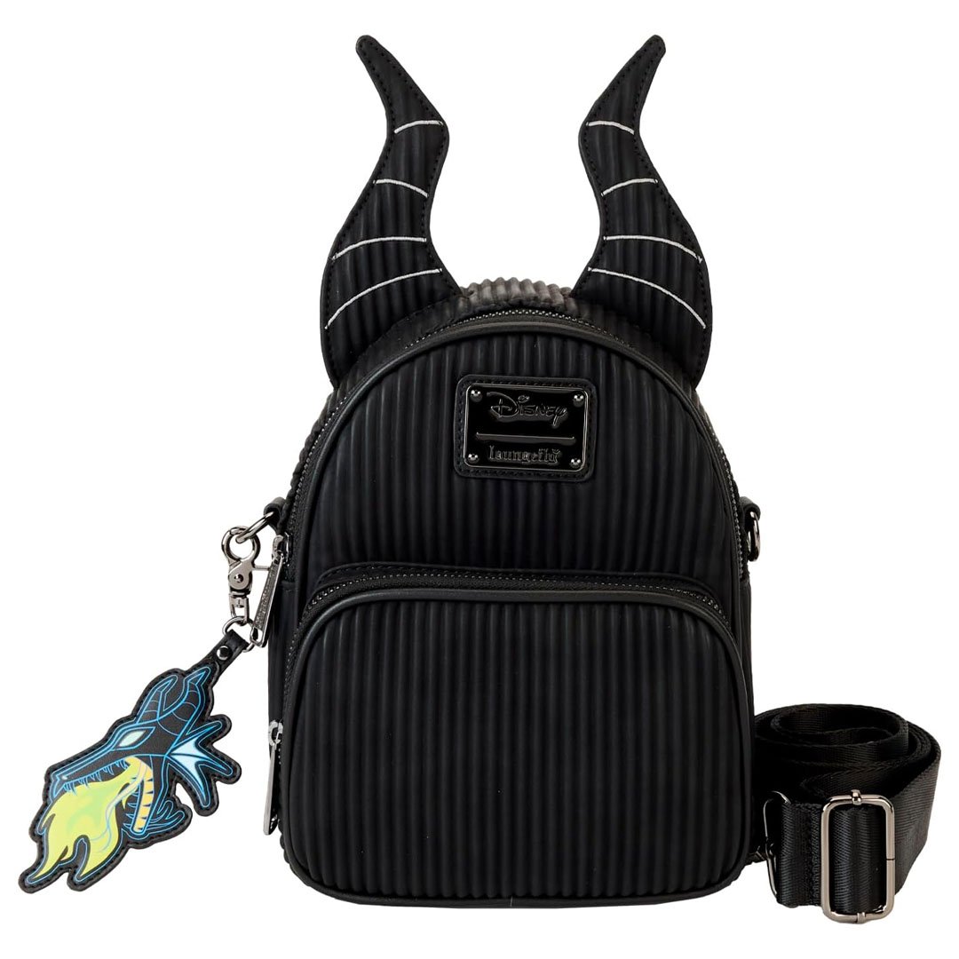 Loungefly Sleeping Beauty Maleficent Dragon Convertible Mini Backpack