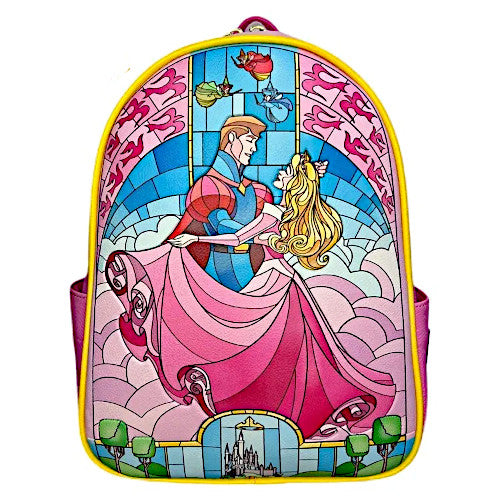 Loungefly Sleeping Beauty Stained Glass Mini Backpack